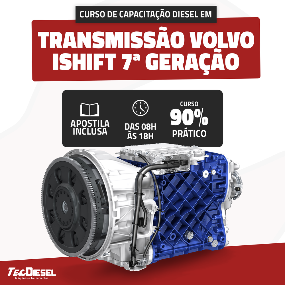 TRANSMISSÃO VOLVO ISHIFT 7ª GERAÇÃO